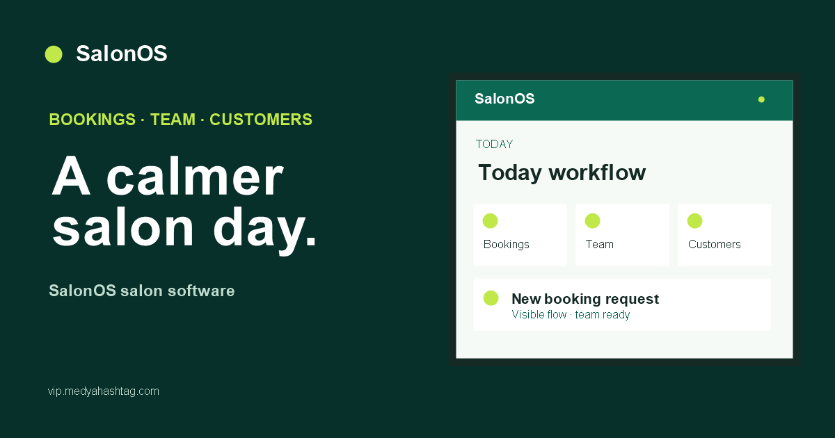 SalonOS appointment and team workflow overview